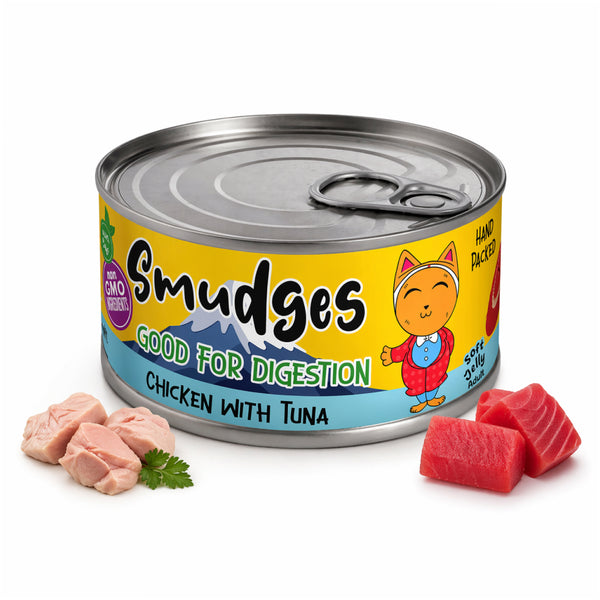 Smudges Chicken Flakes with Tuna in Soft Jelly Adult Cat Wet Food