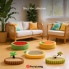 FurryLiving Zen Garden Bed and Scratcher Mat with Hanging Toy for Cats Cats-Bedding, Mats & Travel Supplies FurryLiving Dropship