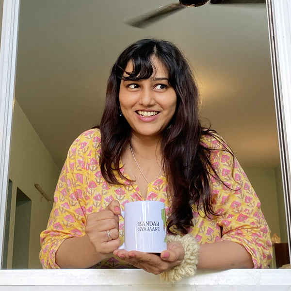 thePack Bandar Kya Jaane Ceramic Coffee Mug (White)