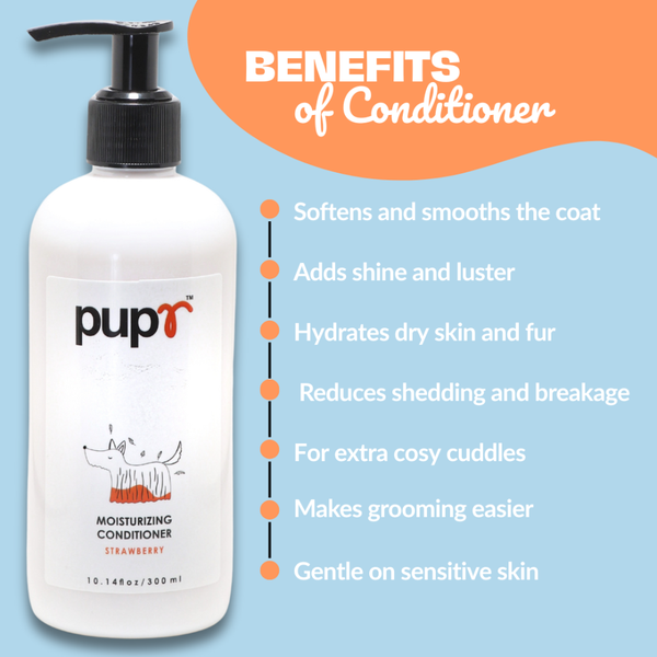 Pupr Moisturizing Strawberry Flavoured Conditioner for Dogs