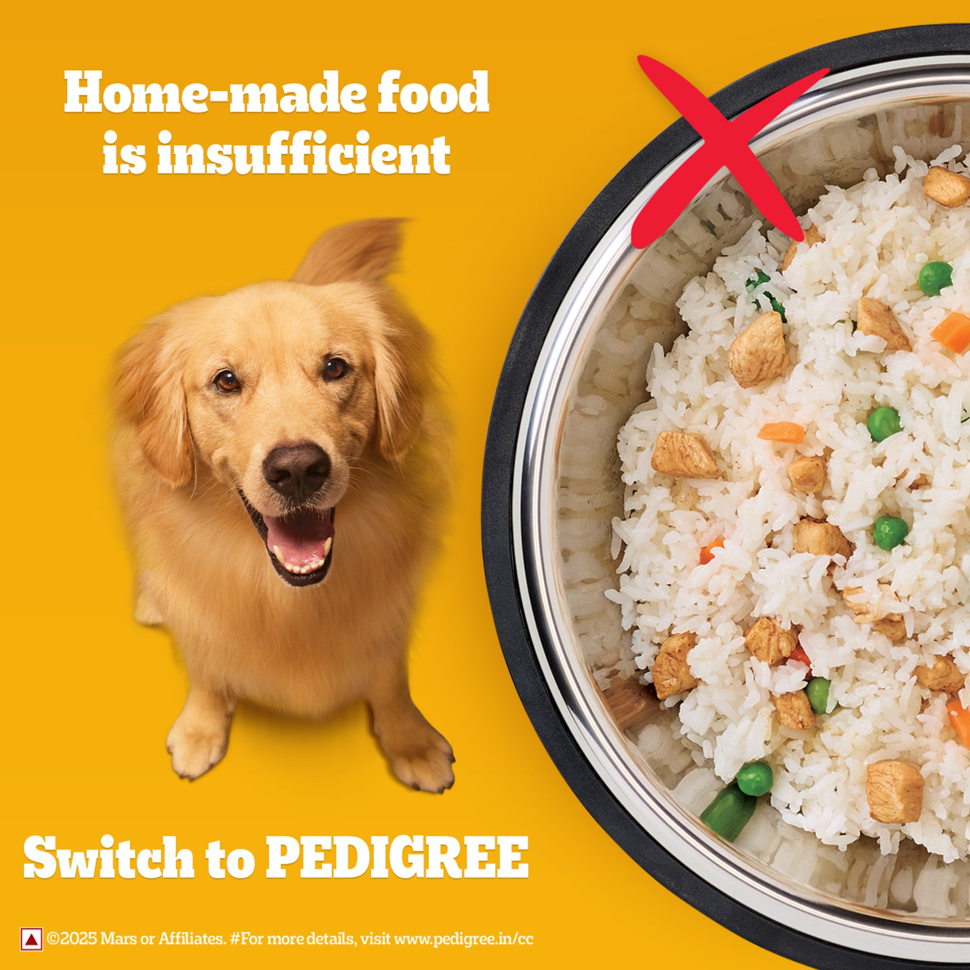 Pedigree 100% Vegetarian Adult Veg Dog Dry Food Dogs- Dry Food Pedigree