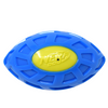 Nerf Bash EXO Micro Squeak Football Toy for Dogs (Blue/Green) Dogs-Toys Nerf M:8cm
