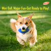 Nerf Bash EXO Micro Squeak Football Toy for Dogs (Blue/Green) Dogs-Toys Nerf