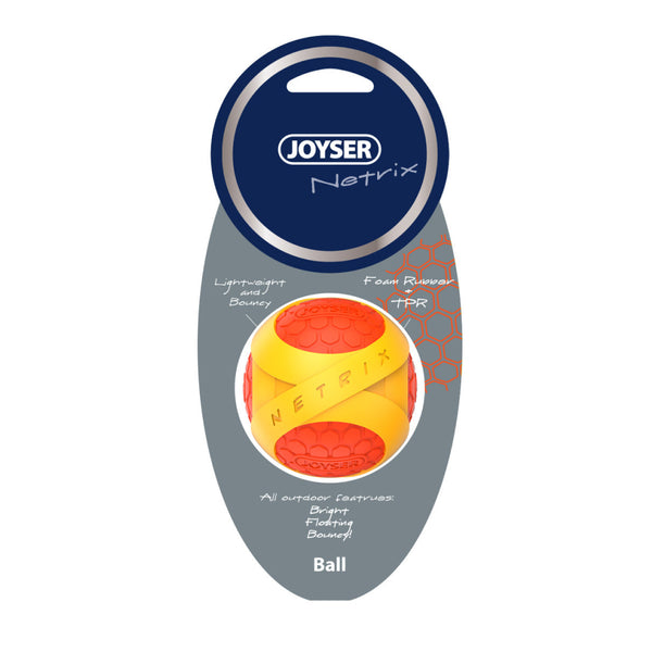 Joyser Netrix Ball for Dogs (Yellow/Orange)