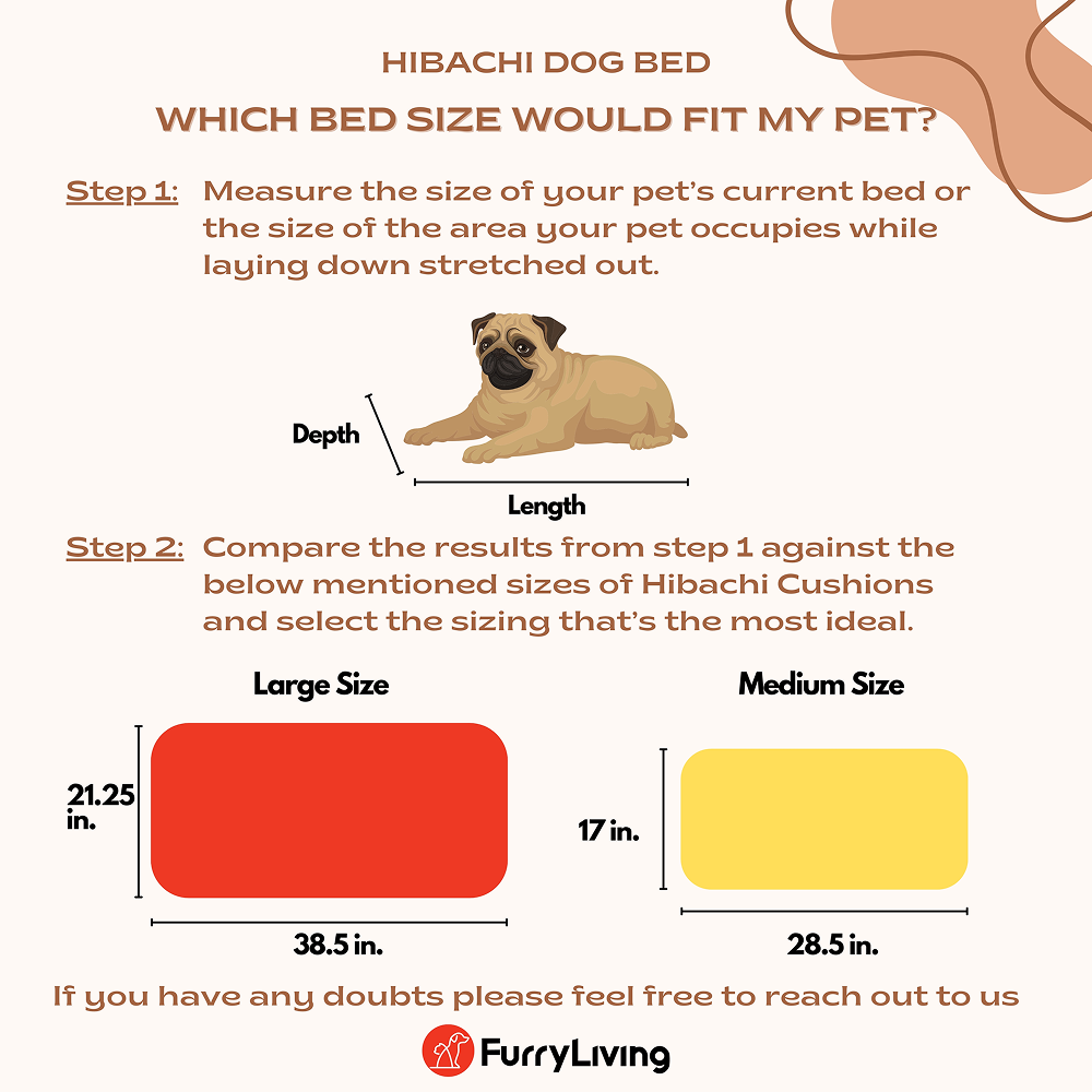 FurryLiving Hibachi Bed with Storage for Dogs (Dark Brown/Brown Cushion) Both-Furniture FurryLiving Dropship