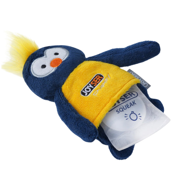 Joyser Puppy Penguin Plush Toy for Dogs (Dark Blue/Yellow)
