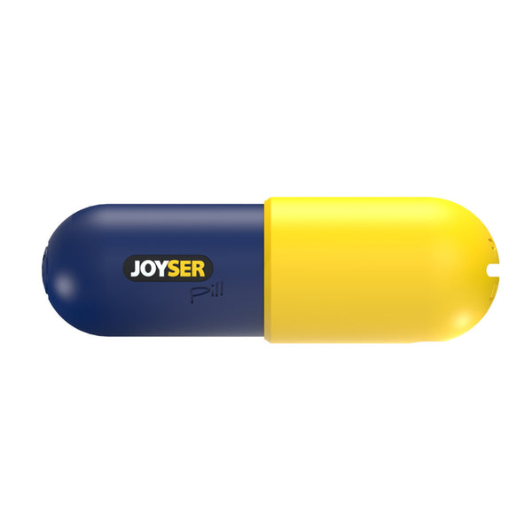 Joyser Pill Chew Toy for Dogs (Blue/Yellow)