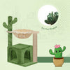 Furrlovers Cactus Cat Tree with Condo Hammock & Scratching Post (Green) Cats-Toys Furrlovers Dropship