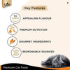 Sheba Complete Nutrition Succulent Chicken Breast In Gravy Cat Wet Food and Chicken Flavour Irresistible Cat Dry Food Combo Exclusive Combo Sheba