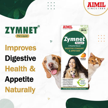 Aimil Zymnet Liquid Supplement for Dogs and Cats