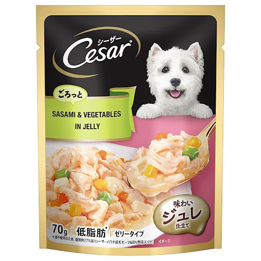 Henlo Baked Dry Food for Adult Dogs and Cesar Sasami & Vegetables in Jelly Adult Dog Wet Food Combo