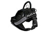 Skatrs Police K9 Harness for Dogs (Black) Both-Collar, Leashes, harnesses Skatrs