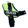 Skatrs Police K9 Harness for Dogs (Neon Green) Both-Collar, Leashes, harnesses Skatrs