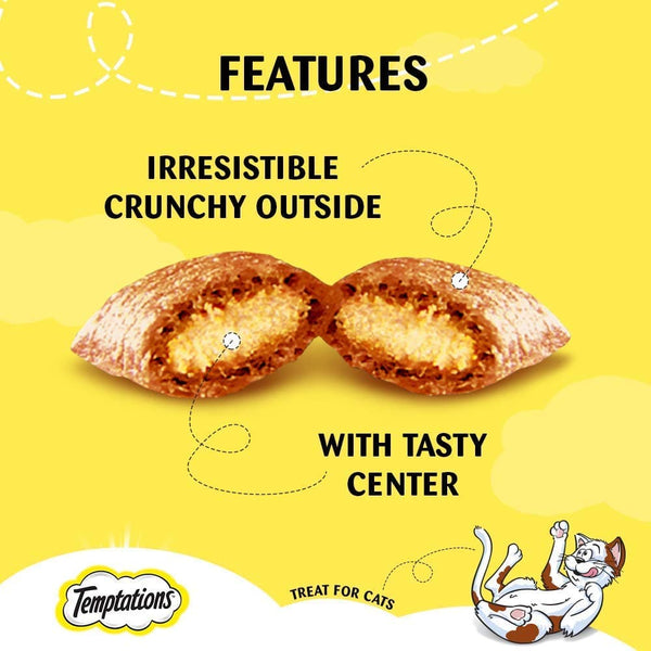 Temptations Tempting Tuna and Savoury Salmon Flavor Cat Treats Combo