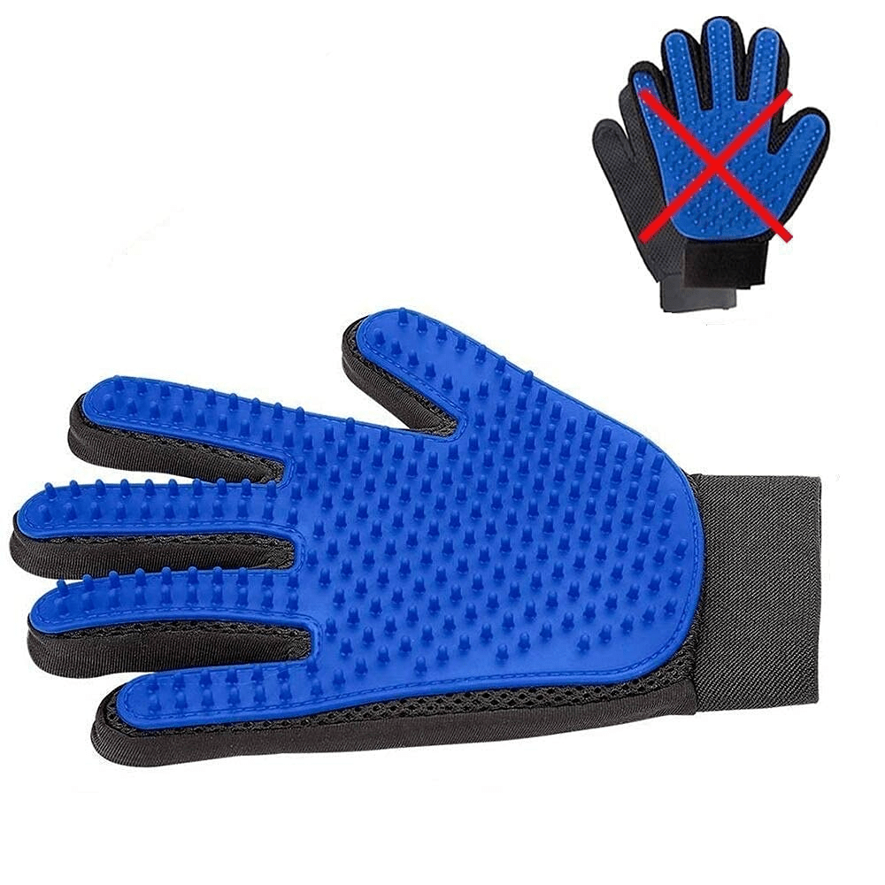 Kiki N Pooch True Touch Grooming Gloves for Dogs and Cats (Assorted)