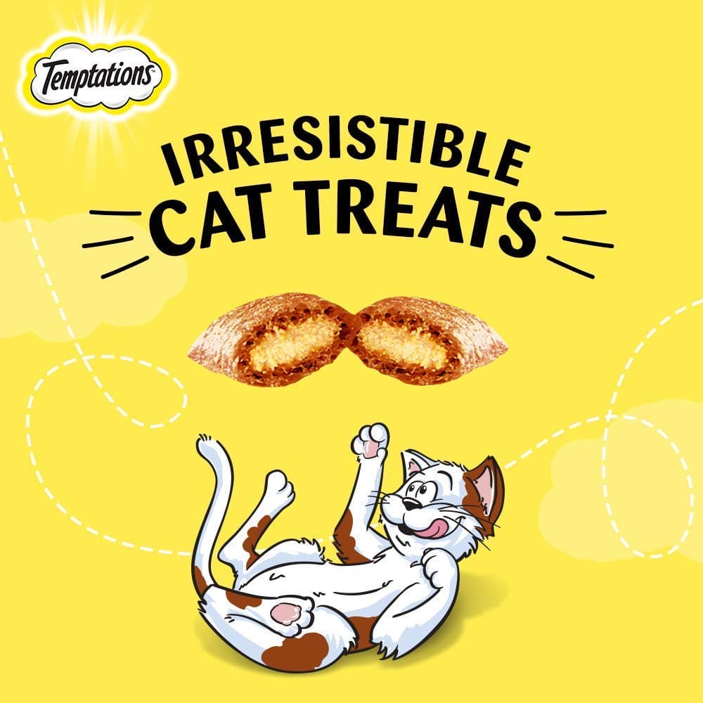 Temptations Tasty Chicken, Savoury Salmon and Seafood Medley Flavour Cat Treats Combo Cats-Treats & Others Temptations