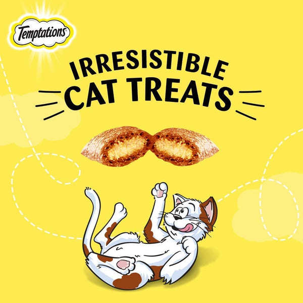 Temptations Tasty Chicken, Savoury Salmon and Seafood Medley Flavour Cat Treats Combo