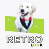 Skatrs Tuxedo Bandana for Dogs (Black/White)