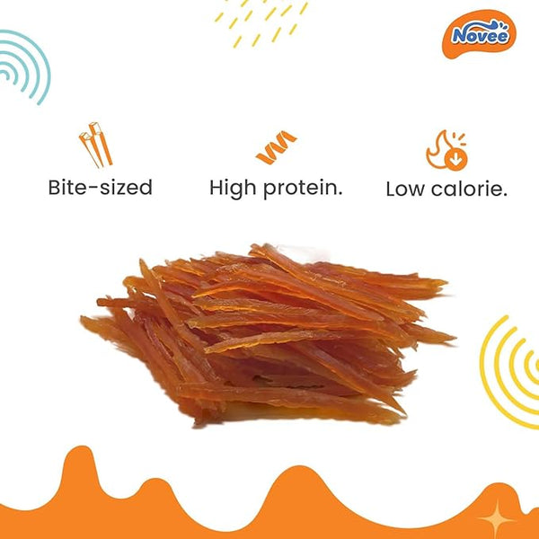 Novee Soft Sliced Chicken Jerky Dog Treats