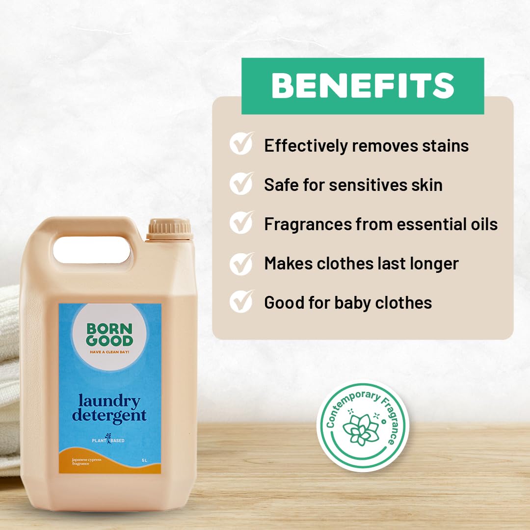 Born Good Plant Based Pet Safe Fragrance Liquid Laundry Detergent (Limited Shelf Life) Both-Health & Wellness Born Good