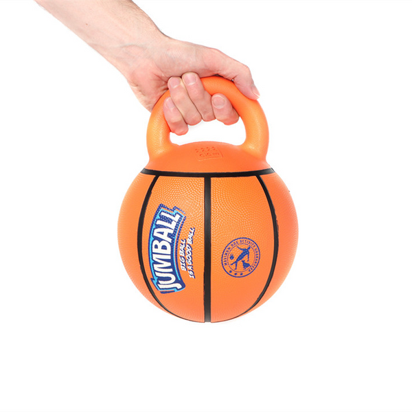 GiGwi JUMBALL Basketball Toy for Dogs (Orange)