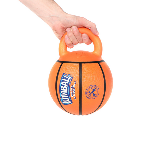 GiGwi JUMBALL Basketball Toy for Dogs (Orange)