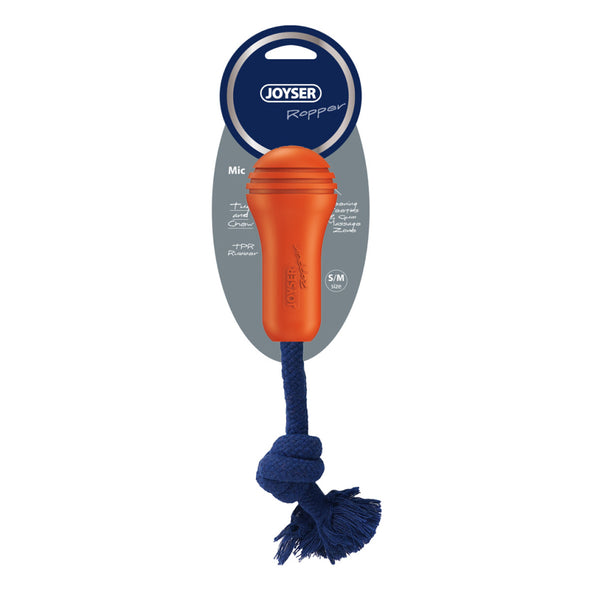 Joyser Ropper Chew Toy for Dogs (Orange/Dark Blue)