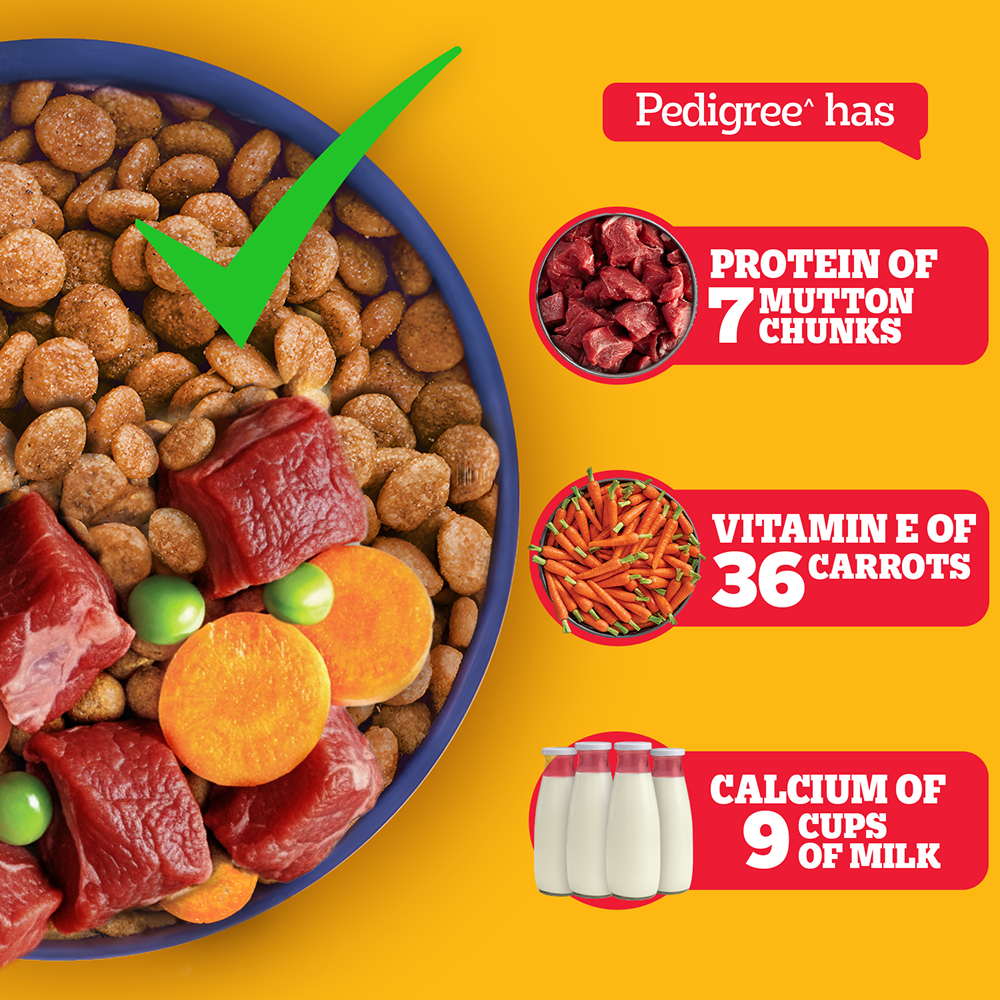 Pedigree Meat & Milk Puppy Dry Food Dogs- Dry Food Pedigree