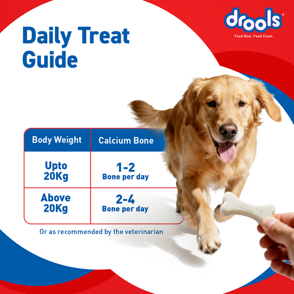Drools Absolute Calcium Bones Dog treats (Jar)