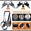 KUTKUT Rehabilitation Sling Hind Limb Support Lift Harness for Dogs (Grey) Dogs-Collar, Leashes, harnesses KUTKUT Dropship