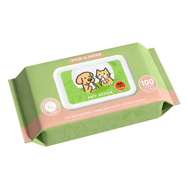 Fofos Paw and Nose Wipes for Dogs and Cats
