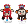 GiGwi Plush JUMBALL Monkey Toy for Dogs (Brown) Dogs-Toys GiGwi