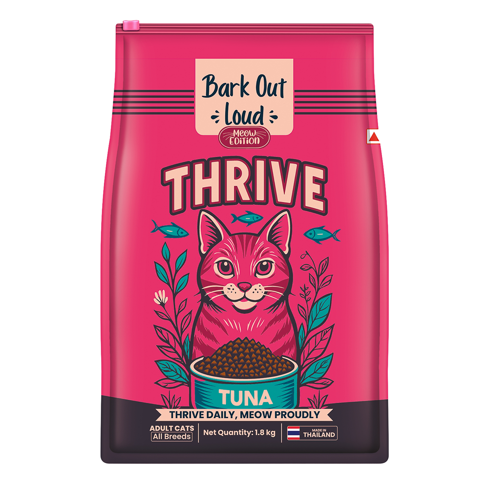 Bark Out Loud Thrive Tuna Flavour Adult Cat Dry Food Cats- Dry food Bark Out Loud 1.8kg