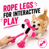Talking Dog Club Flamingo Ultrasonic Plush & Rope Toy for Dogs Dogs-Toys Talking Dog Club Dropship