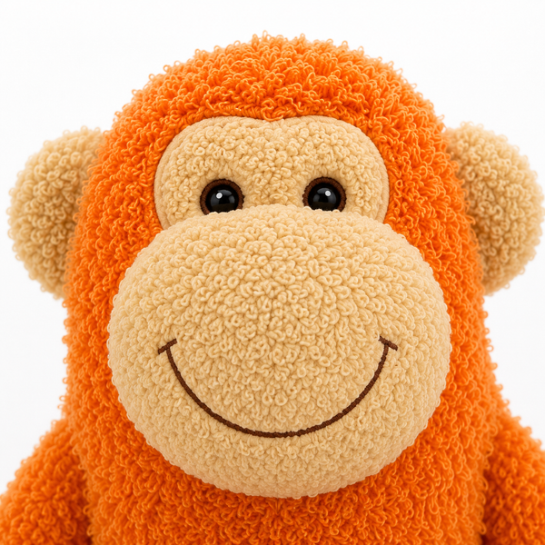 Talking Dog Club Monkey Trouble Reinforced Fabric Plush & Rope Toy for Dogs