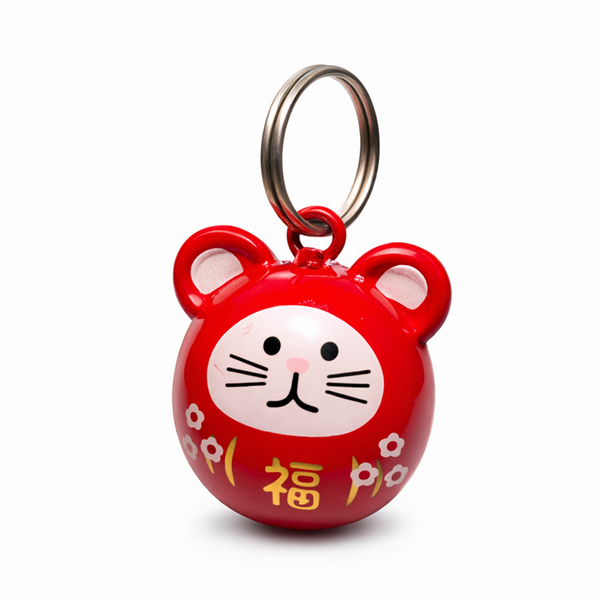 Talking Dog Club Mouse Collar Bell for Kittens & Cats (Red)