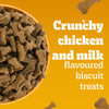 Pedigree Chicken with Milk Flavour (4+ Months) Biscrok Biscuits Jar Treats for Dogs Dog Treats + Others Pedigree