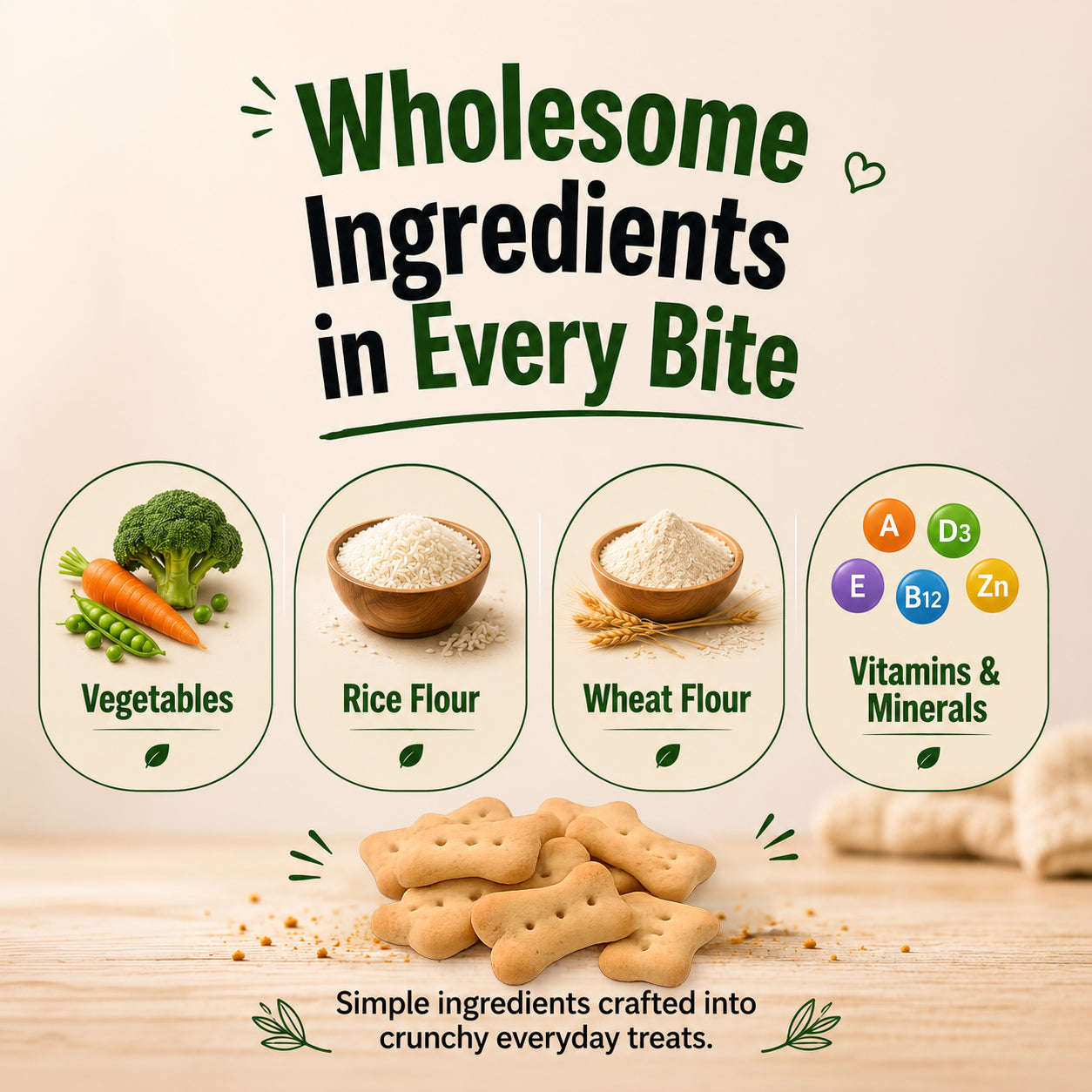 Purepet 100% Vegeterian Biscuit Dog Treats Dog Treats + Others Purepet
