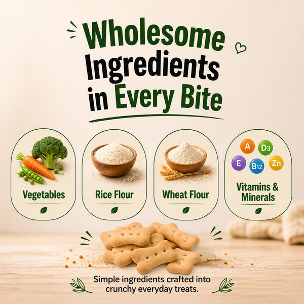 Purepet 100% Vegeterian Biscuit Dog Treats