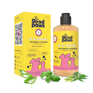 The Good Paws Ta Ta Tartar Dental Care for Dogs and Cats | Oral Care Water Additive