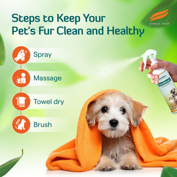 Himalaya Fresh Coat No Rinse Spray for Dogs and Cats