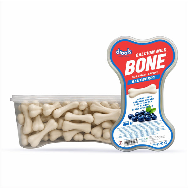 Drools Blueberry Flavour Calcium Milk Bone Treats for Dogs