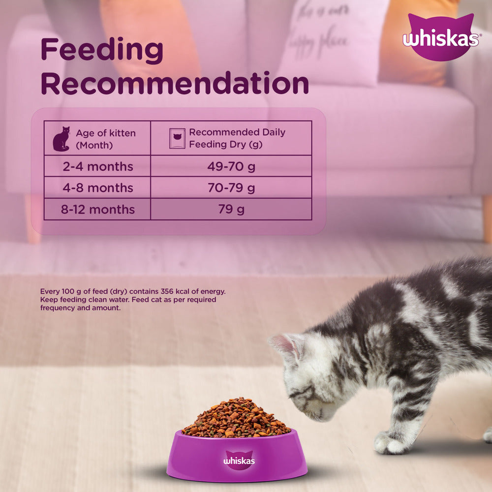 Whiskas Ocean Fish Kitten/Mother and Baby Cat Dry Food