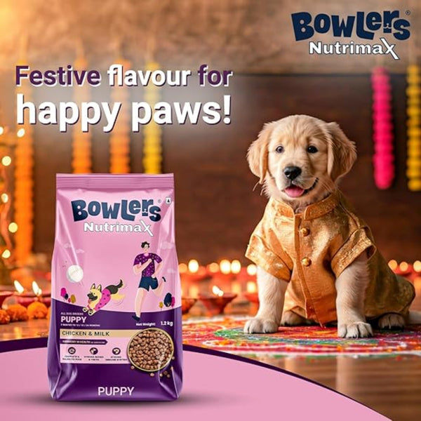 Bowlers Chicken and Milk Nutrimax Puppy Dog Dry Food