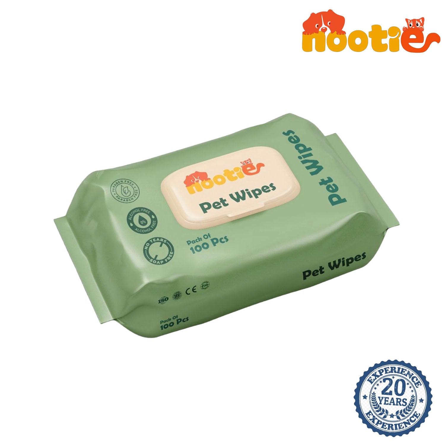 Nootie Wet Wipes for Dogs and Cats Both-Grooming Supplies Nootie