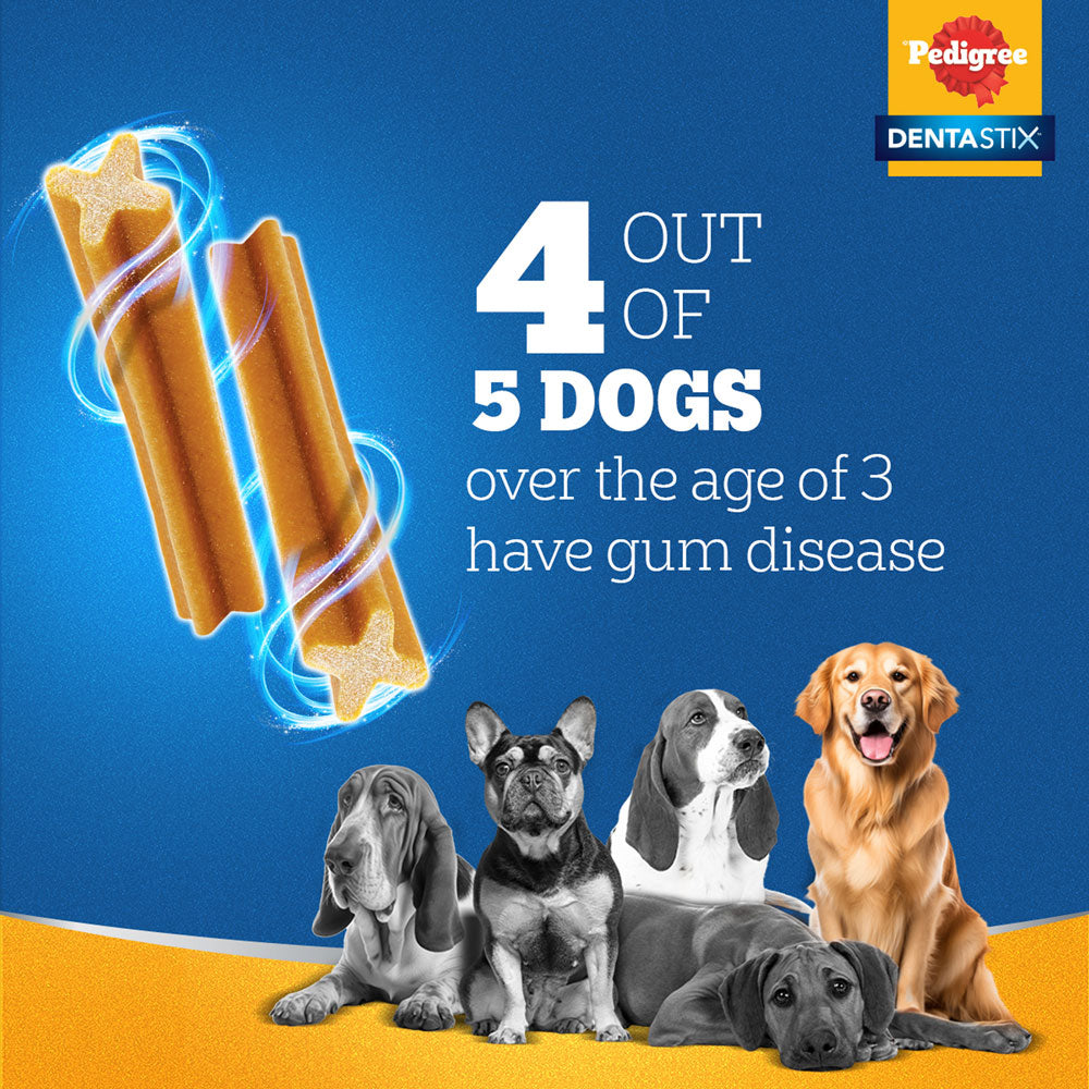 Pedigree Dentastix Oral Care for Adult (Large Breed of 25 kg+) Dog Treats Dog Treats + Others Pedigree