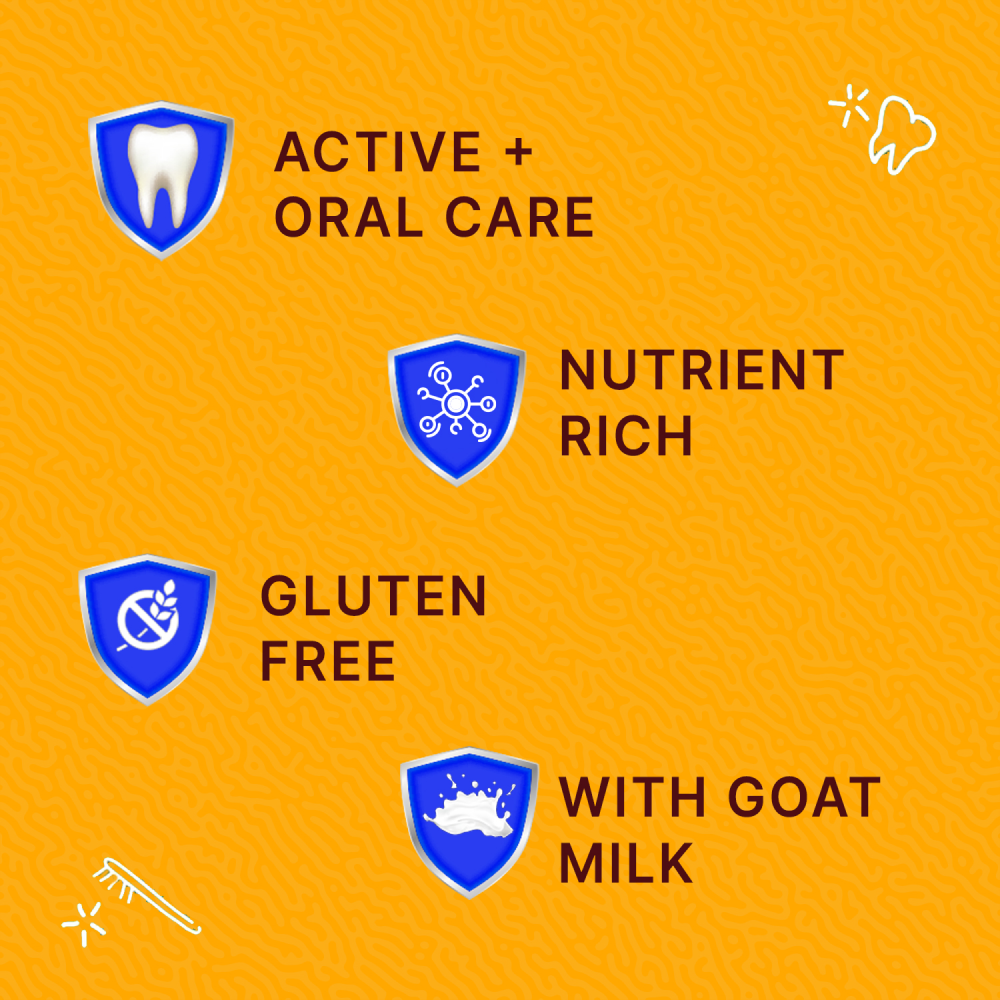 Goofy Tails Blueberry and Apple Active Dental Twists Dog Treats Dog Treats + Others Goofy Tails