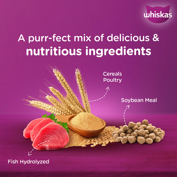 Whiskas Mackerel Flavour Adult Cat Dry Food