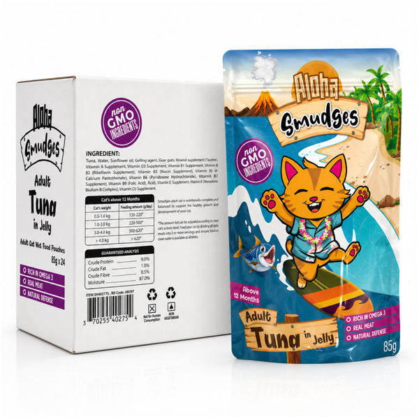 Aloha Smudges Tuna in Jelly Adult Cat Wet Food