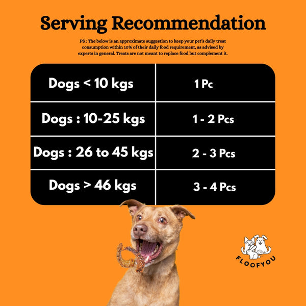 Floofyou Air Dried Chicken Neck Crunchy Dental Chew Dog Treats